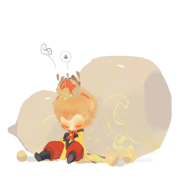 分享一组86版孙悟空可爱图片