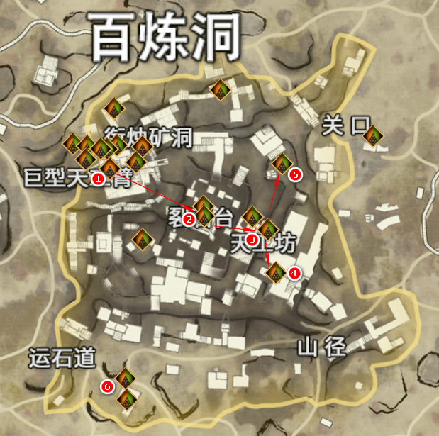 永劫无间全地图资源金堆绿堆路线推荐