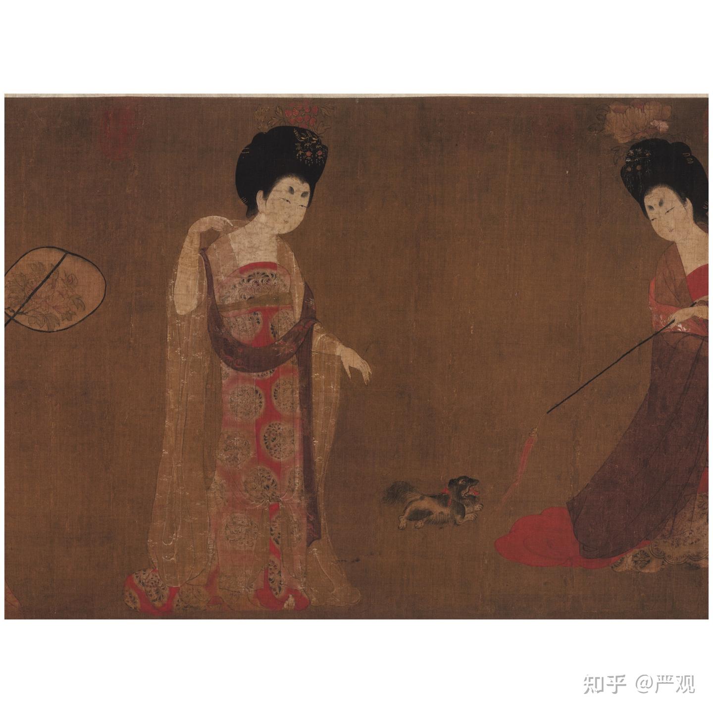 石破天惊，唐代周昉《籫花仕女图》真迹发现- 知乎