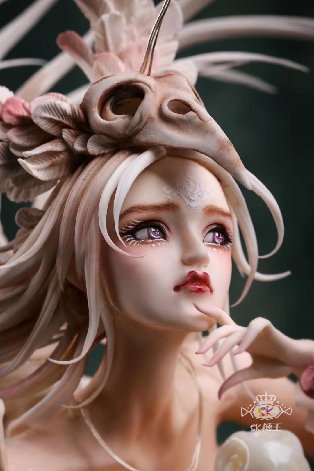 sk糖王翻糖人偶作品精卫