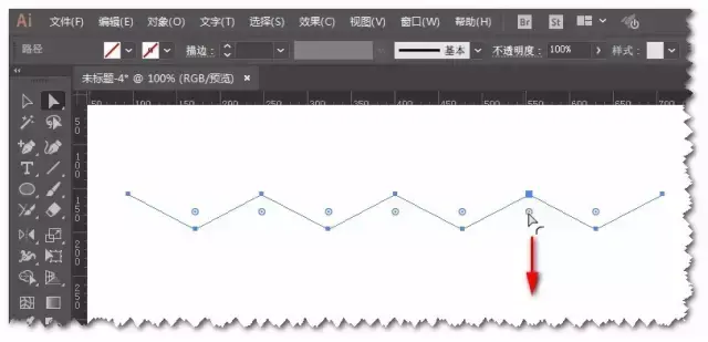怎样在 Ai 中画条标准的波浪线？ - 知乎