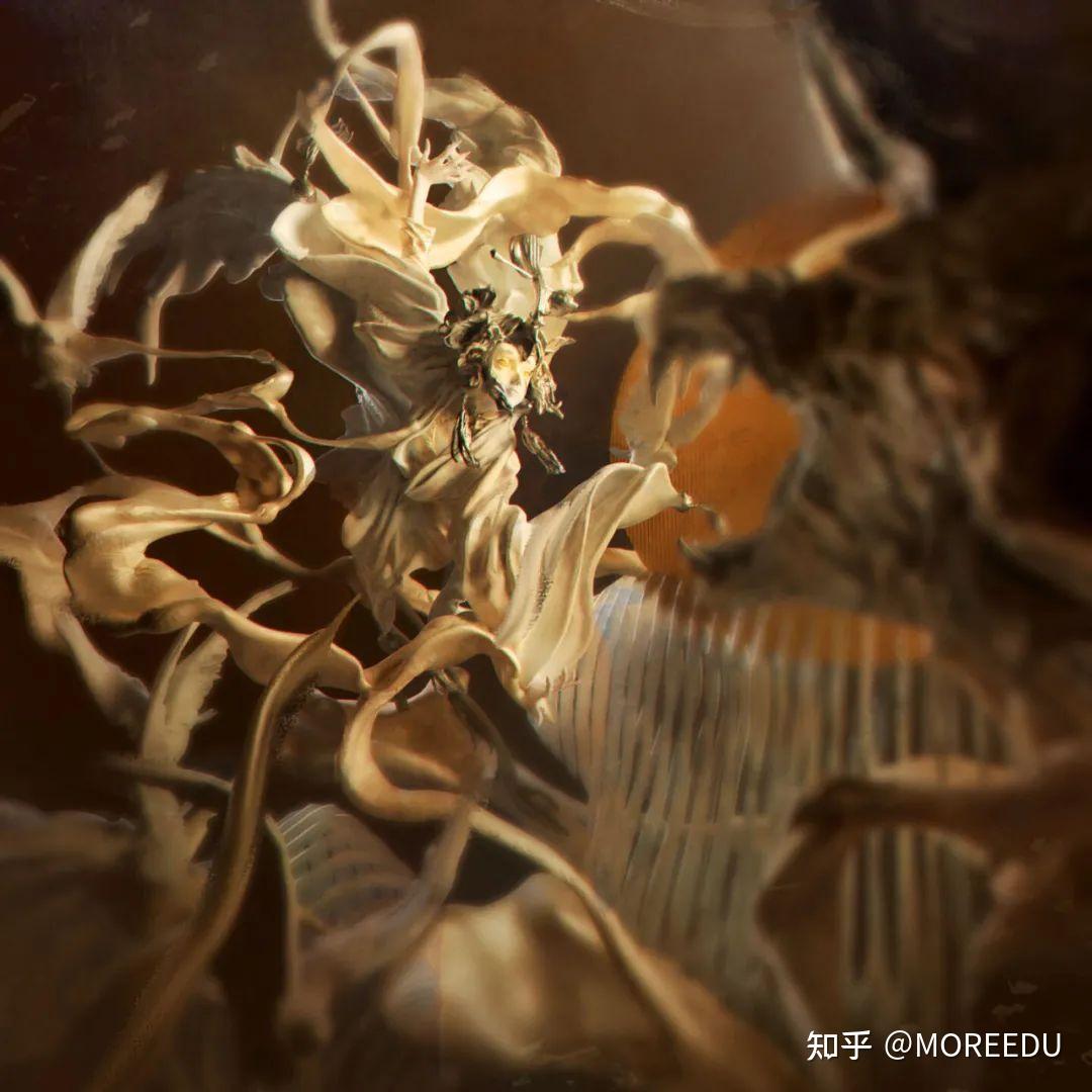 【审美提升】人美图炸的5D数字雕刻家！建筑研究生跨界入行CG！这是什么神仙姐姐？ - 知乎
