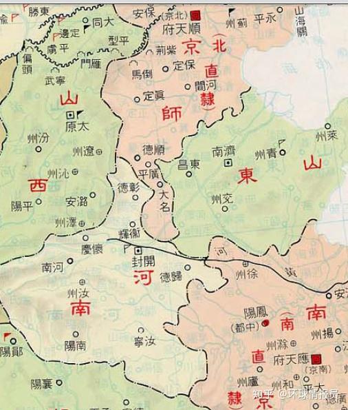 明代北直隶地图图片