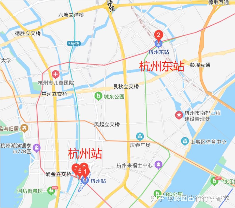 杭州站杭州火车站杭州东站行李寄存的地方