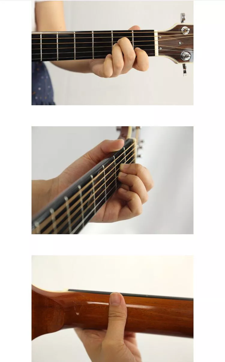 吉他品格按弦的手法图片
