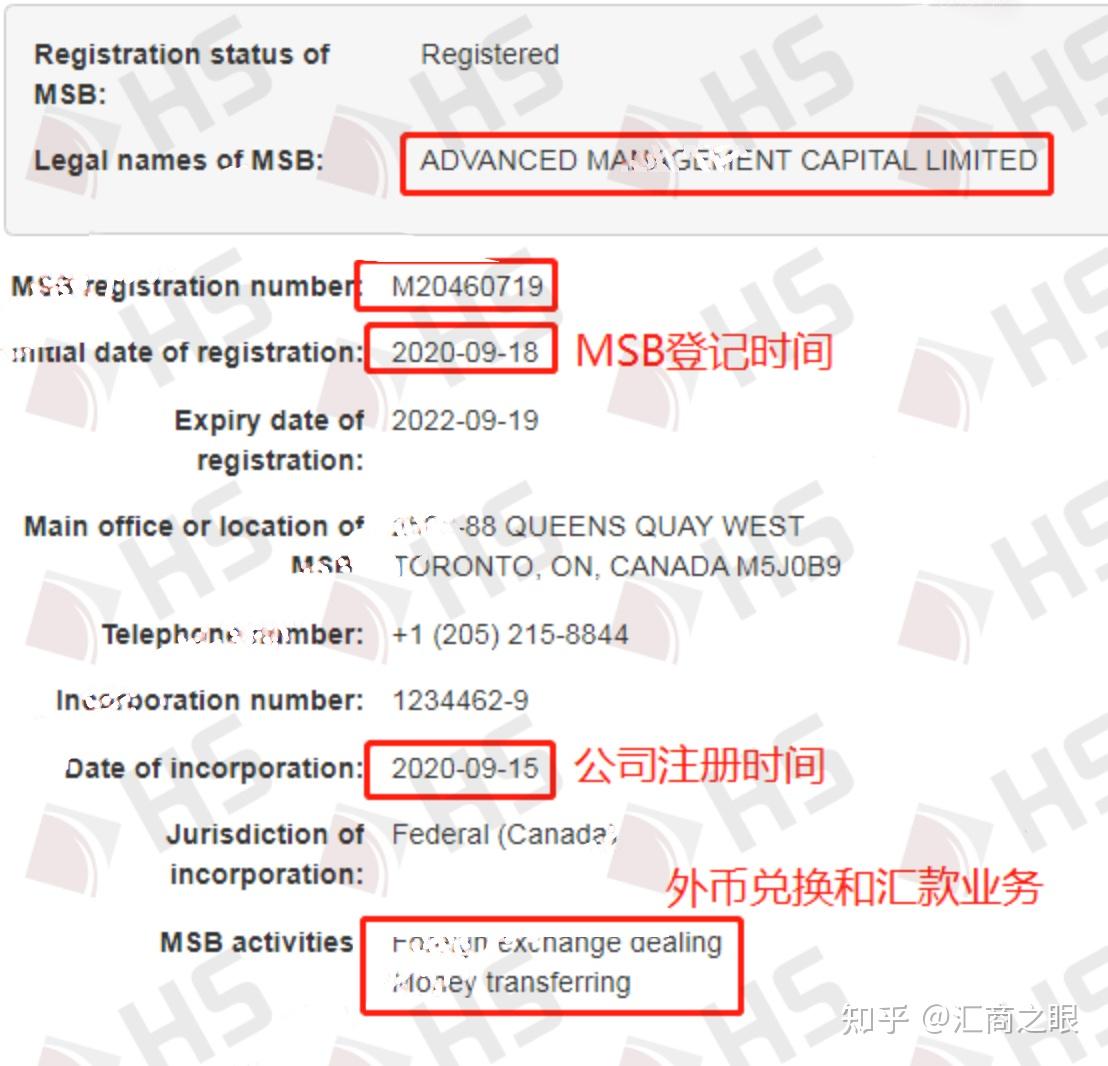 经事实核实,加拿大的msb(金融情报单位)牌照并不适用于监管外汇保证金