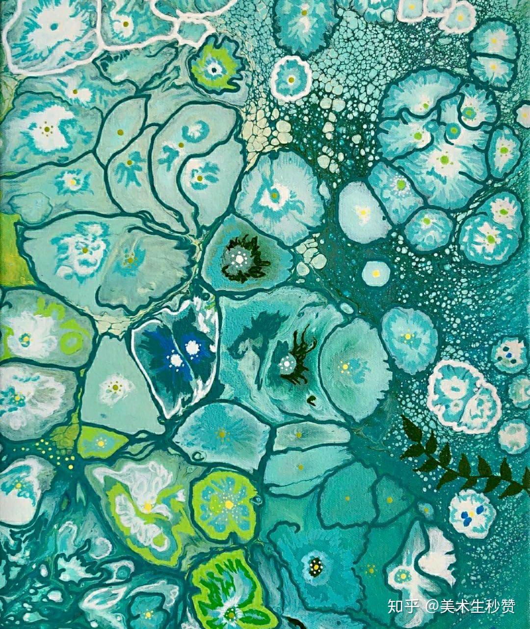 水纹式色彩细胞