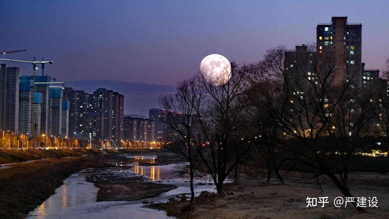 咸宁路浐河大桥街拍夜景【严建设】