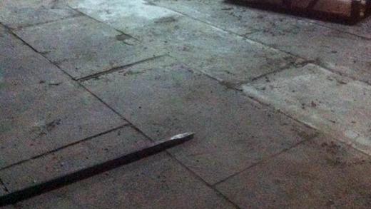 人行道石材路唧泥快速修补施工