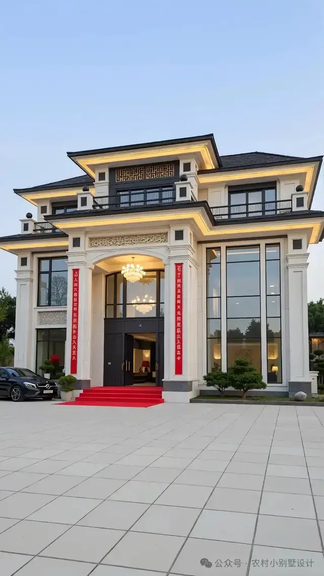 24套带官帽顶三层新中式别墅!体面又旺家颜值拉满新中式自建房 - 知乎