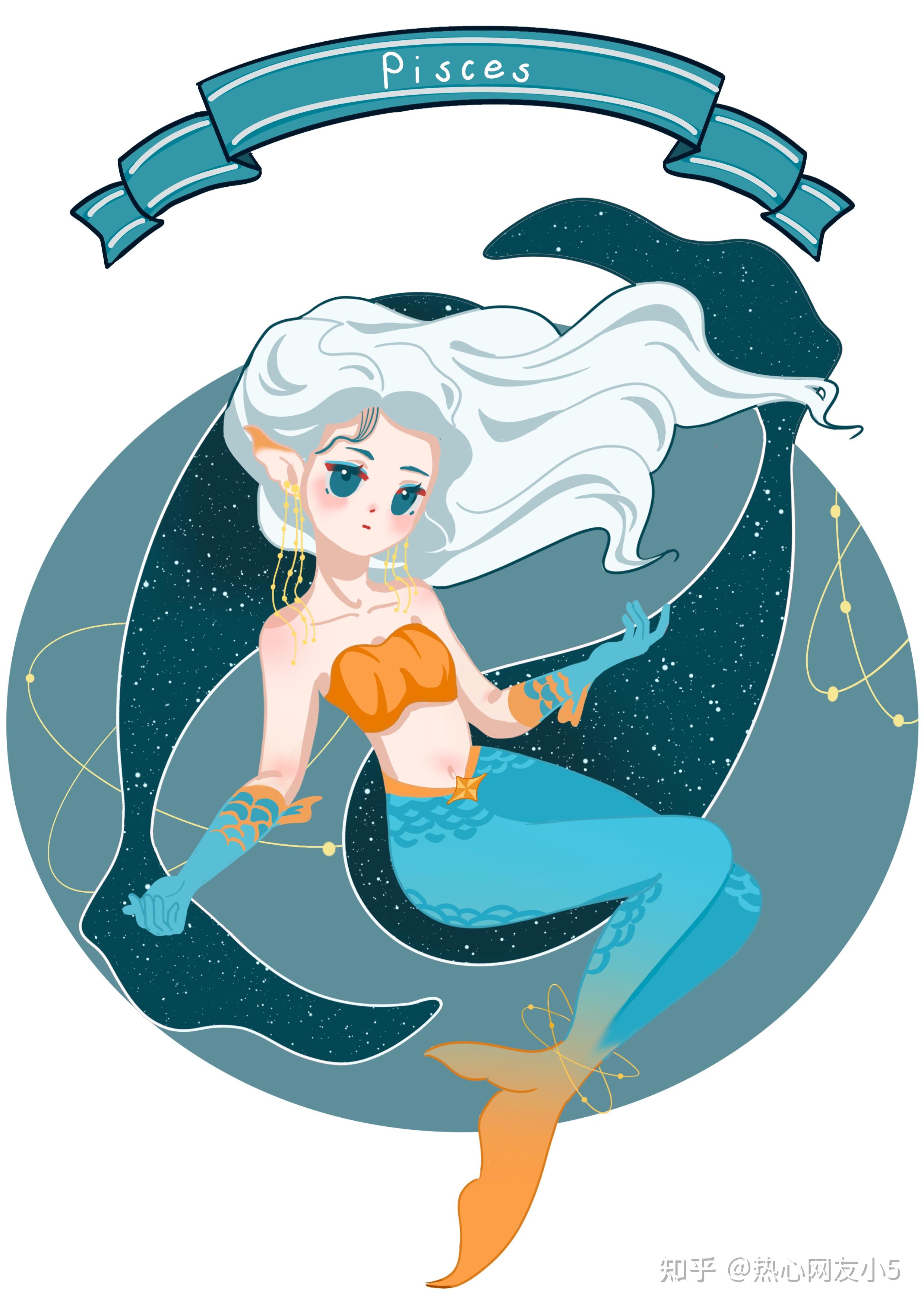 磨金石教育|十二星座的公主插画形象!