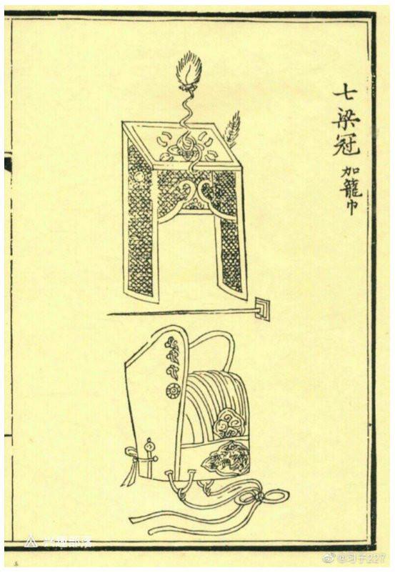 [图说]古今影像大明十三陵--四,神路之铠甲梁冠方心与笼巾貂蝉