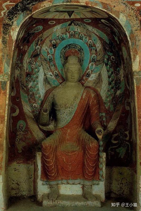 3,伊斯兰艺术风格隋朝第407窟,图案源自波斯,由西亚转入敦煌.