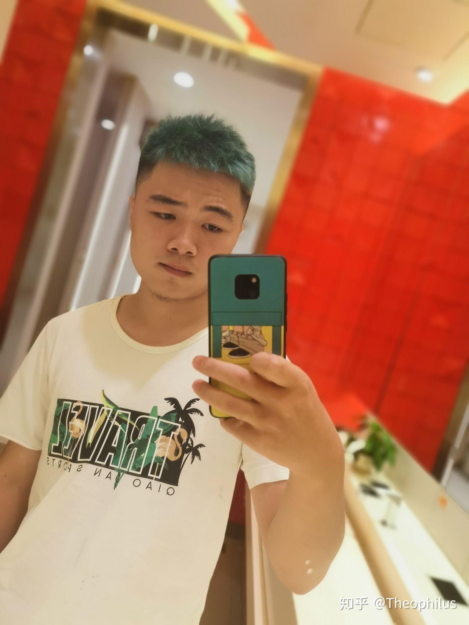 男生染绿色头发是什么感觉? - 知乎