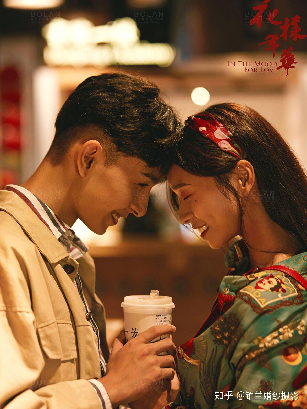 复古情怀的港风婚纱照致敬经典的八零年代