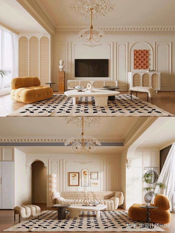 110m²奶油法式风🏠感受宅家的治愈生活 - 知乎