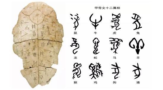 甲骨文,早期的象形文字