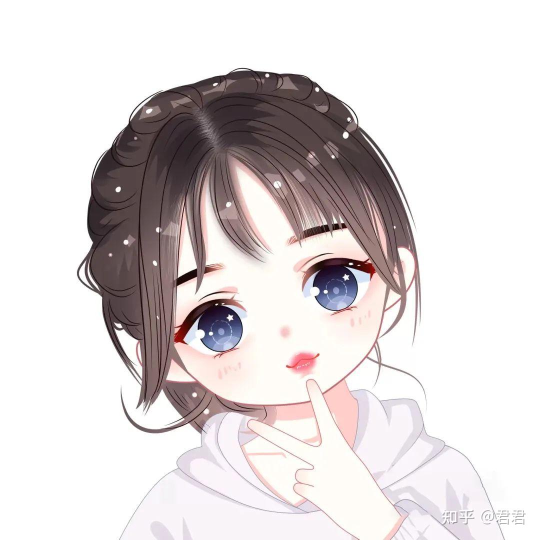 卡通超萌q版头像|可爱又憨憨的q版女生头像|可爱 呆萌q版头 - 知乎