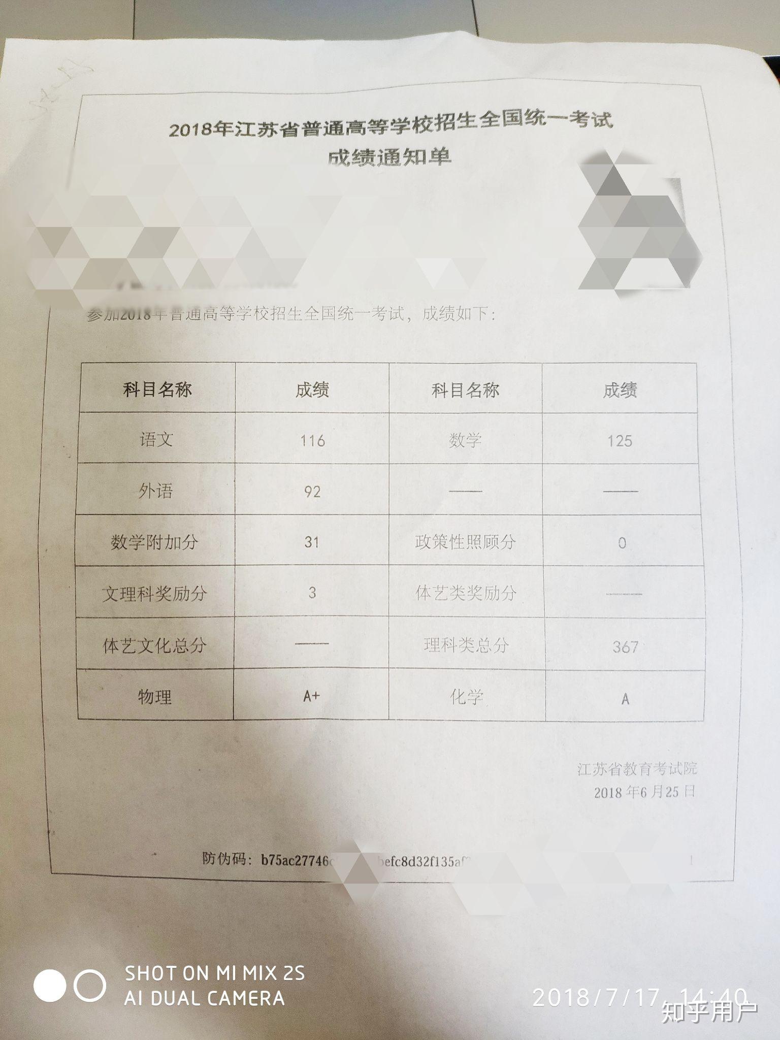 江苏高考物理考A+是怎样的体验 ?