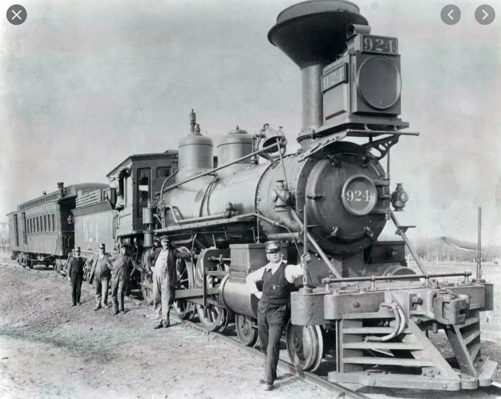 19世纪蒸汽火车图片
