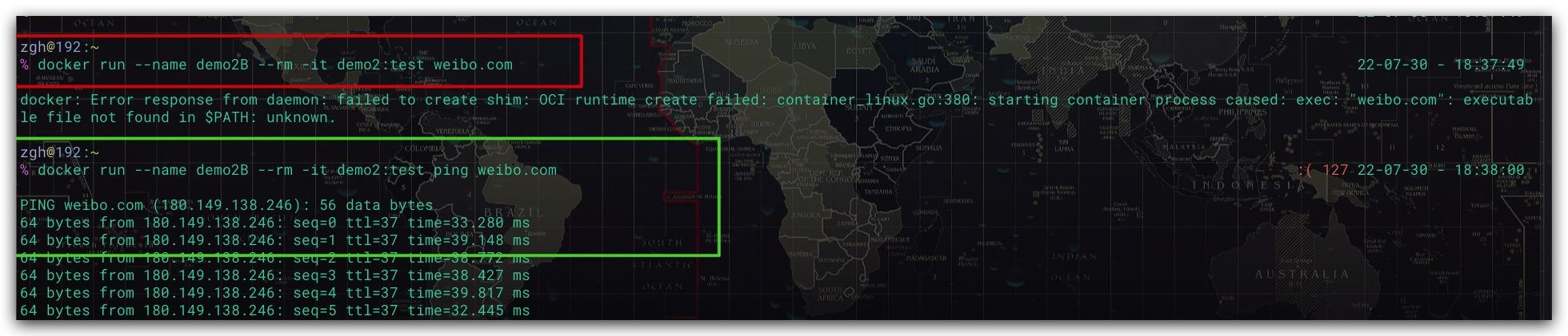 Dockerfile CMD ENTRYPOINT 