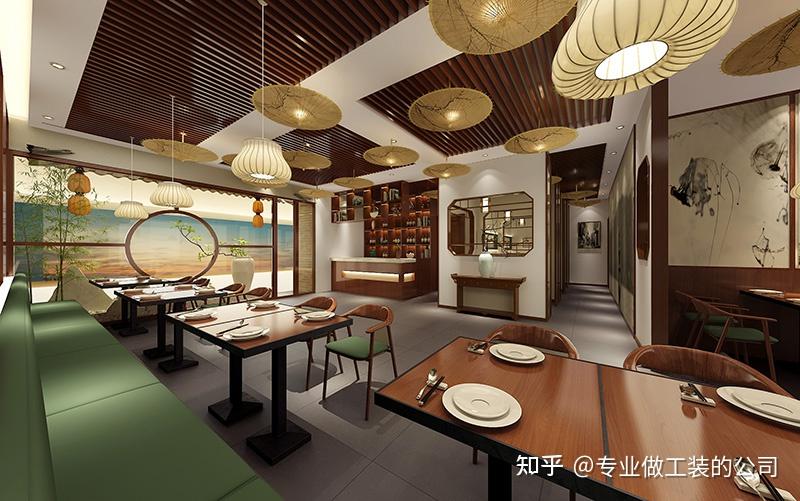 杭州中餐厅设计杭州上城区万泰城中餐厅设计装修效果图赏析