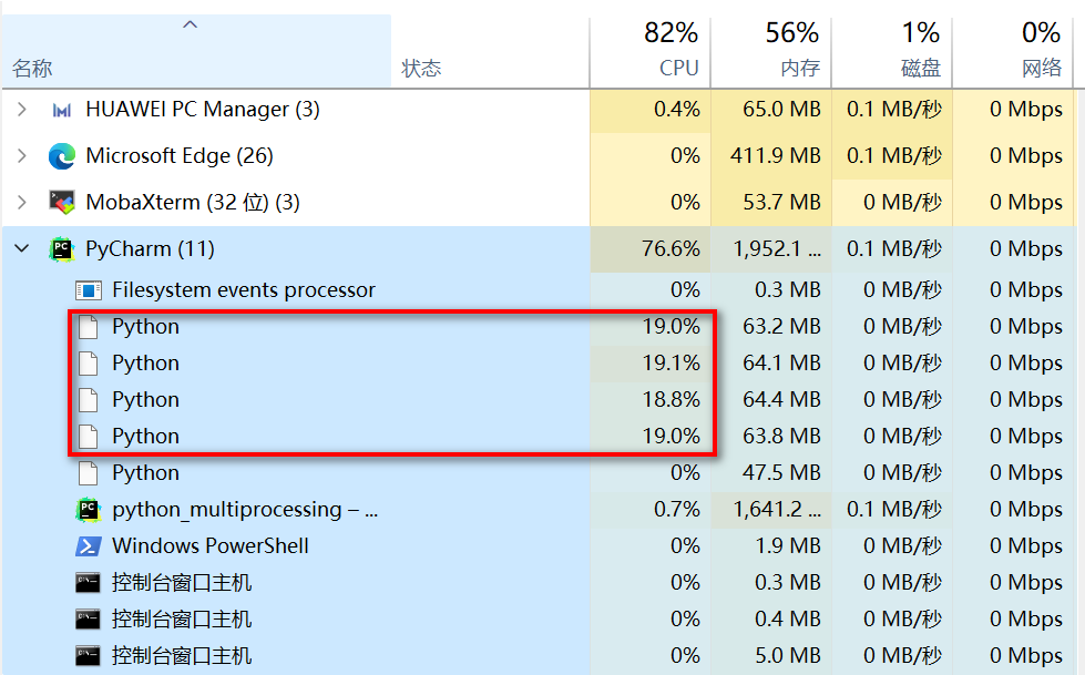 Multiprocessing python 