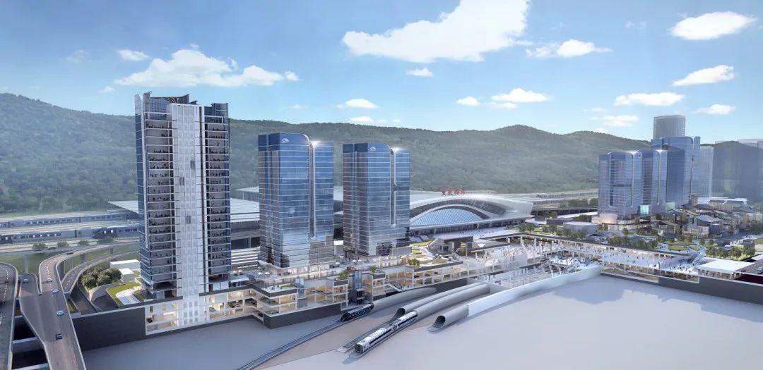 花开盛世巴渝之光重庆西站tod站城商务区设计