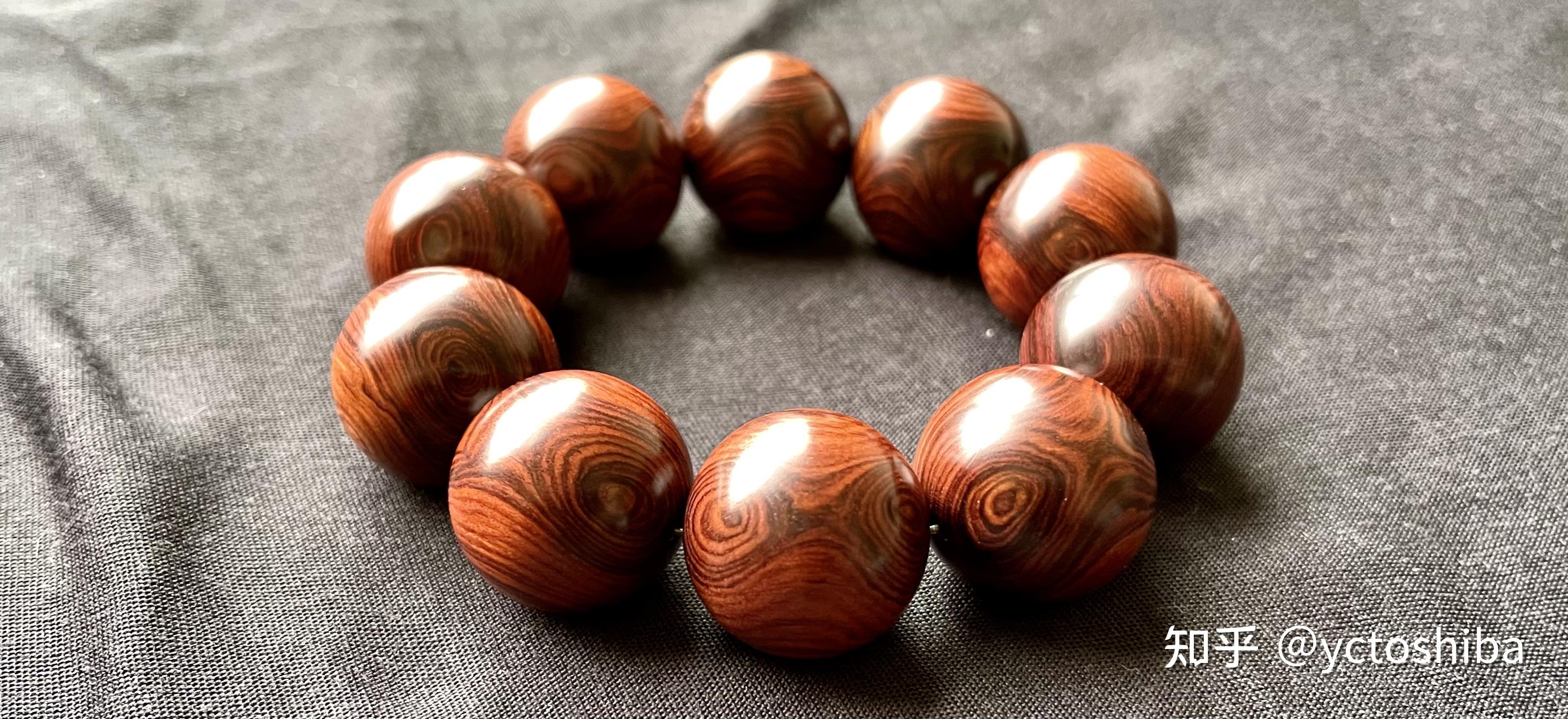 海南黄花梨对眼手串