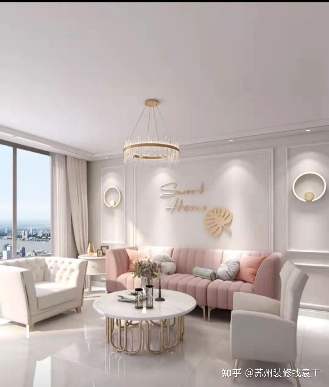 暖色系轻奢客厅搭配看看你喜欢吗