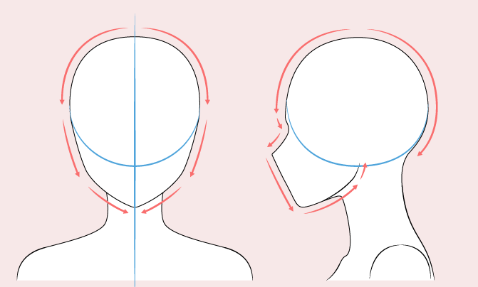 8步教会你怎么画女孩头像