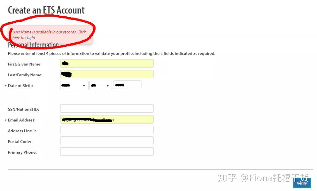 ets gre login