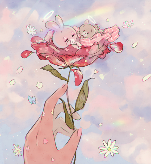 想要那种粉粉可爱的头像不知道有木有