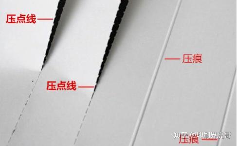 印刷行业术语-压点线(也是印刷的后工艺) - 知乎