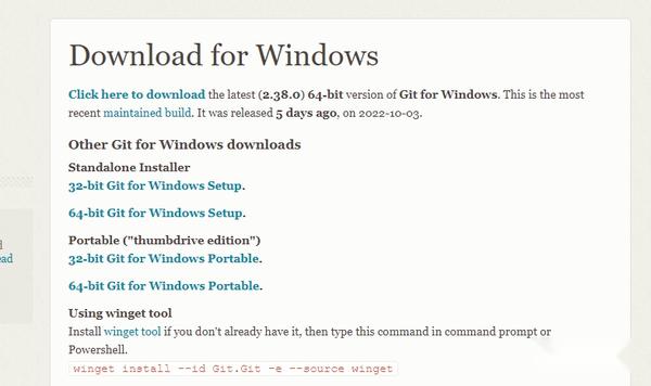 download git for windows installer