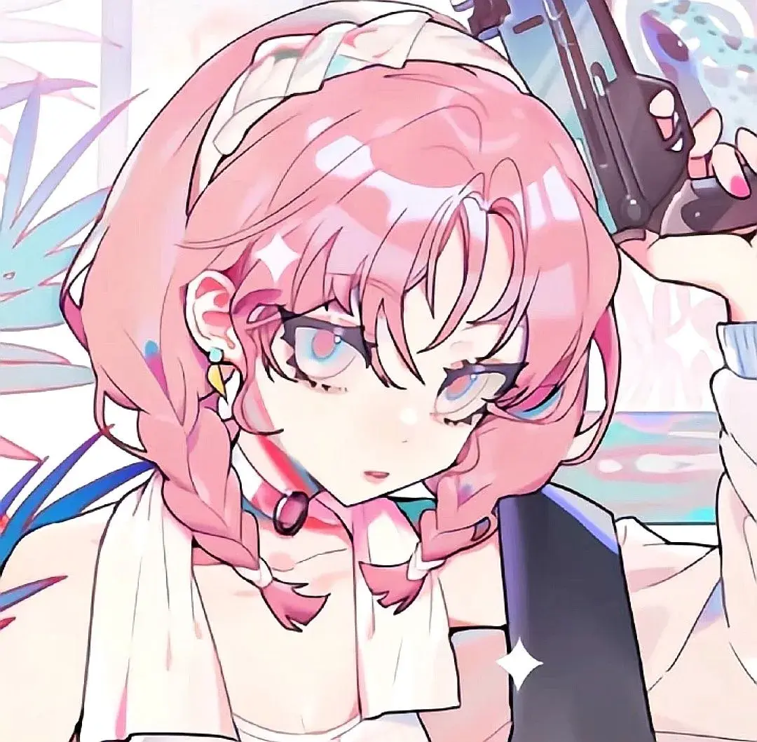 粉色系又甜又仙招桃花的女生头像