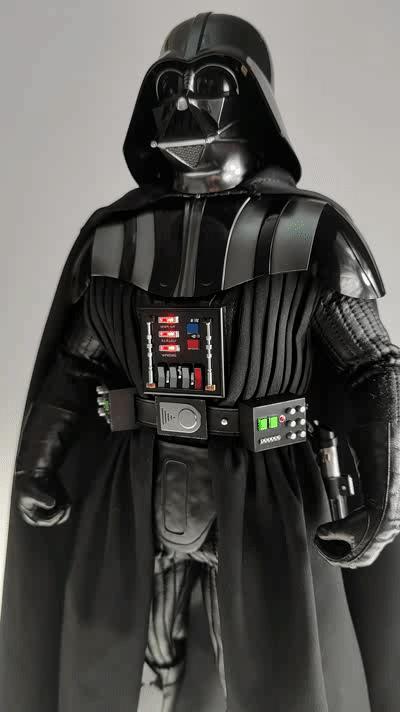 玩具评测hottoys星球大战黑武士达斯维达40周年版