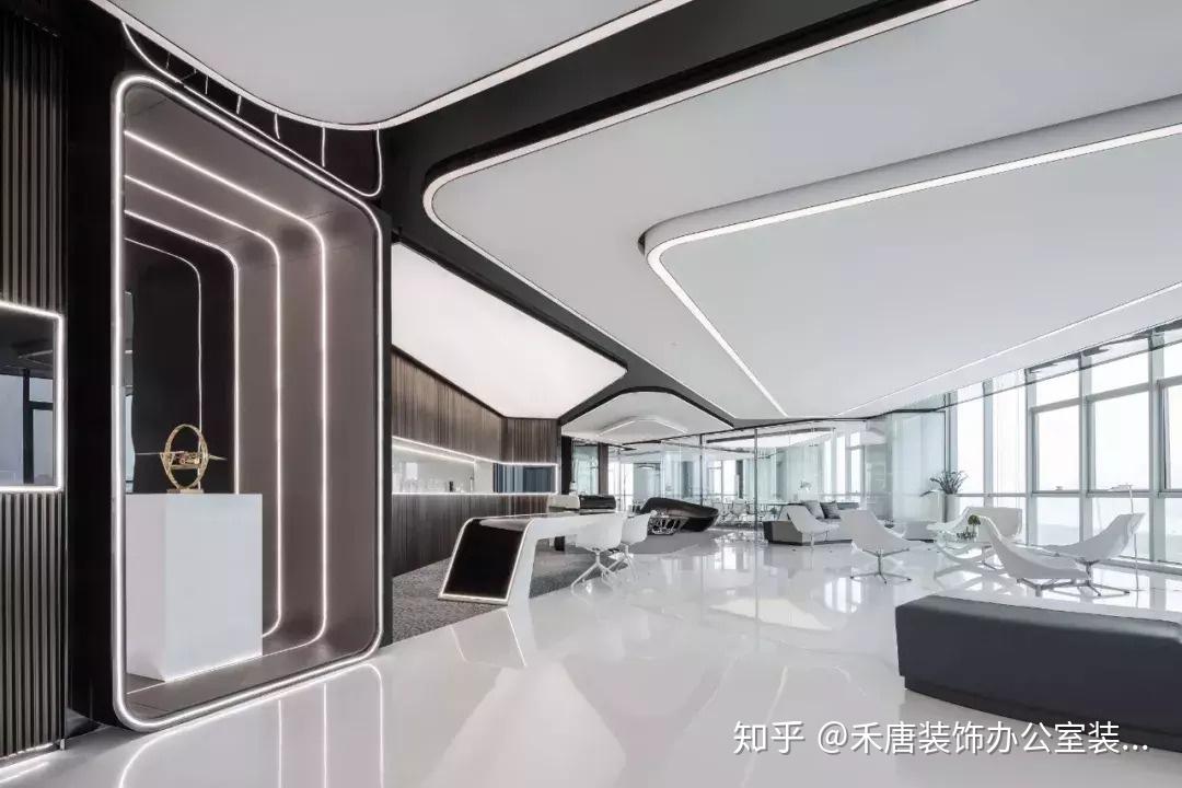 写字楼装修效果图片 - 知乎
