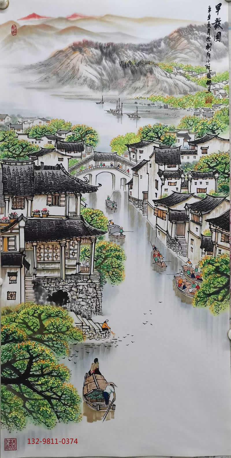 陈胜杰的山水画