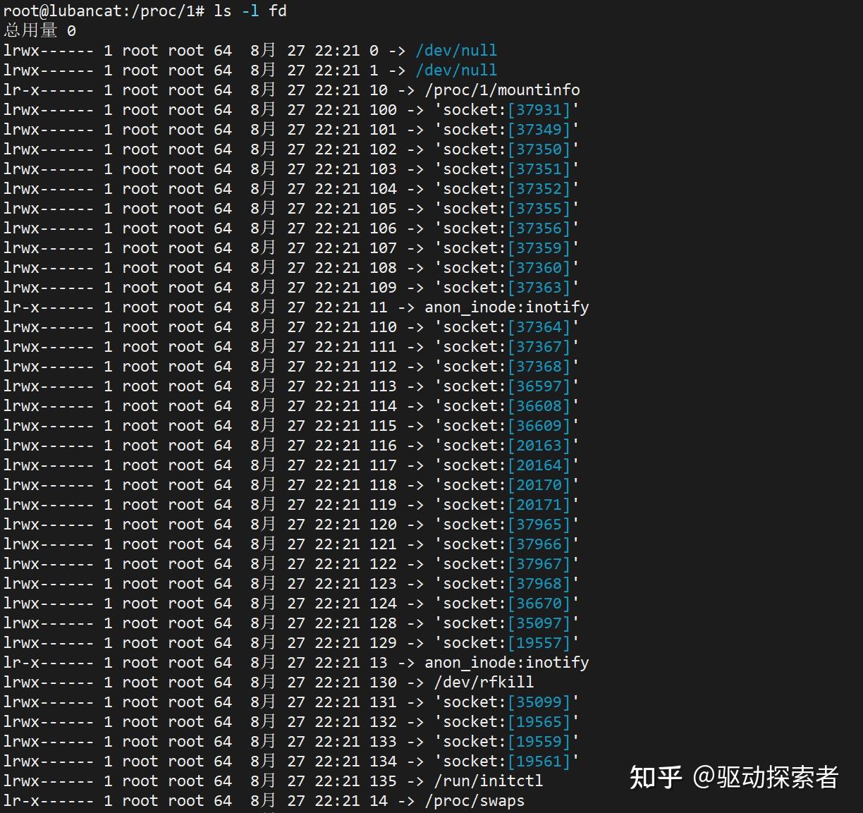 Linux /proc/pid 探索 - 知乎
