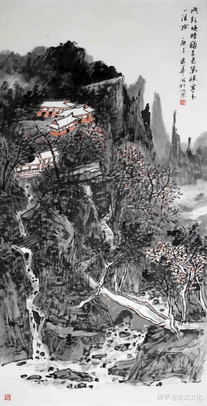 云末文化当代潜力画家余建华山水如画