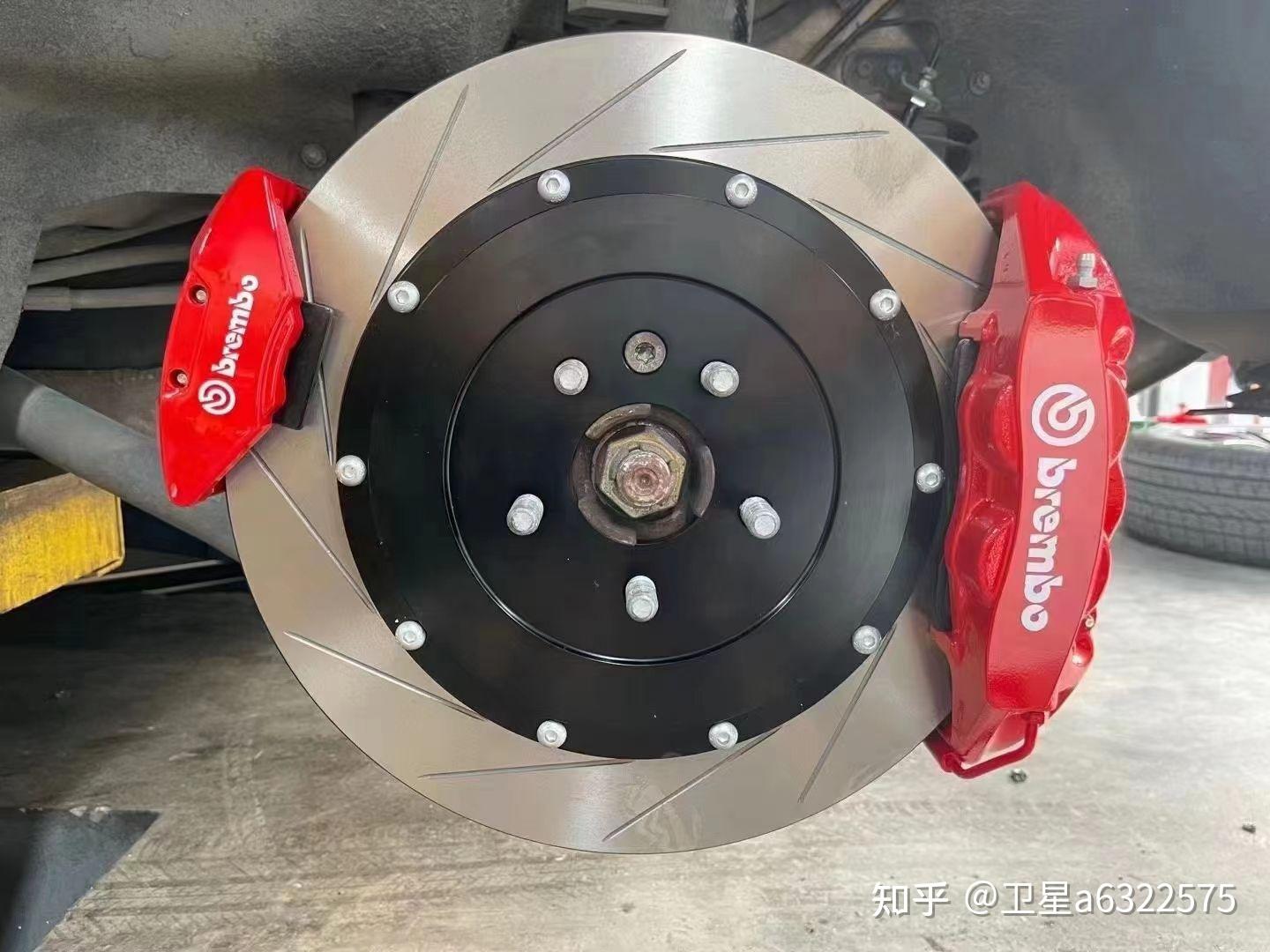 本田皓影剎車改裝brembo前6後41剎車卡鉗套裝完美裝車制動撩妹爽歪歪