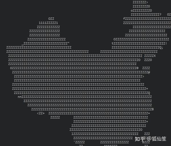 用字符画图（python） - 知乎
