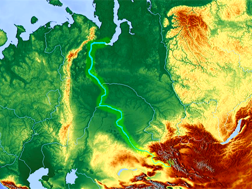 从地图上看世界七大长河,其中三条与我国有关 