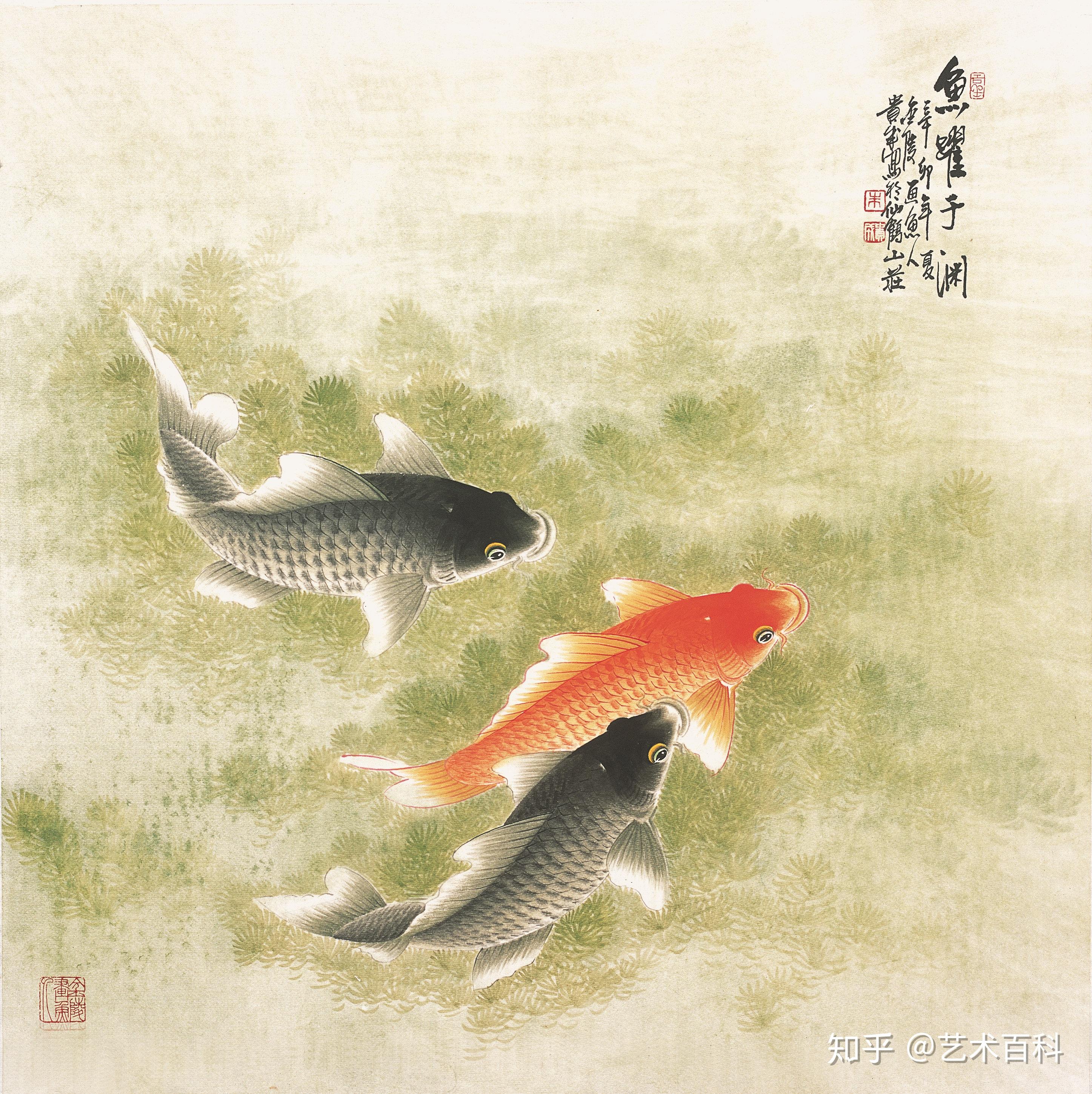 悠然羡其乐与人同意况读朱贵成笔下的鲤鱼