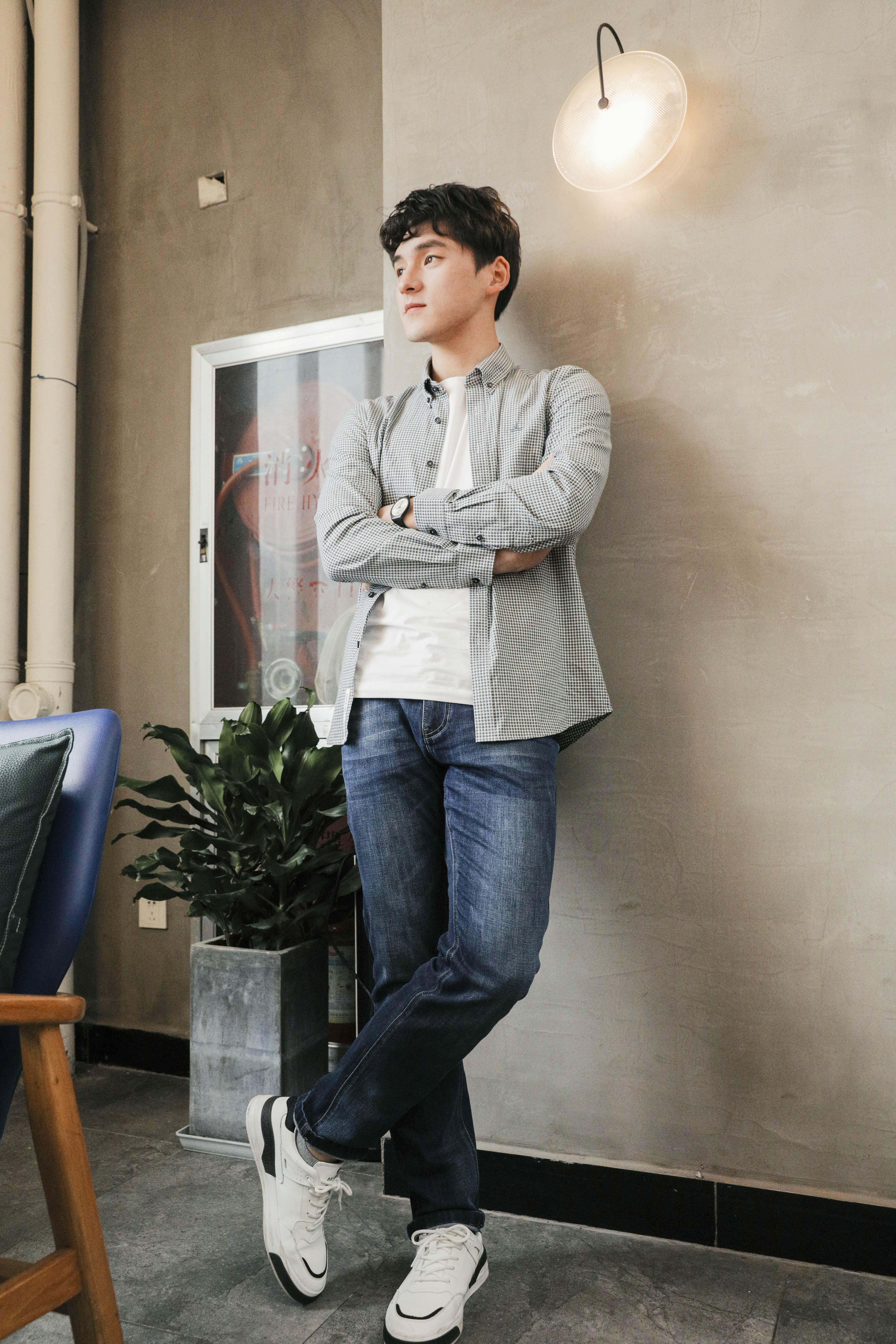 it男也有春天!格纹衬衫的三种搭配示范,助你硬核复工