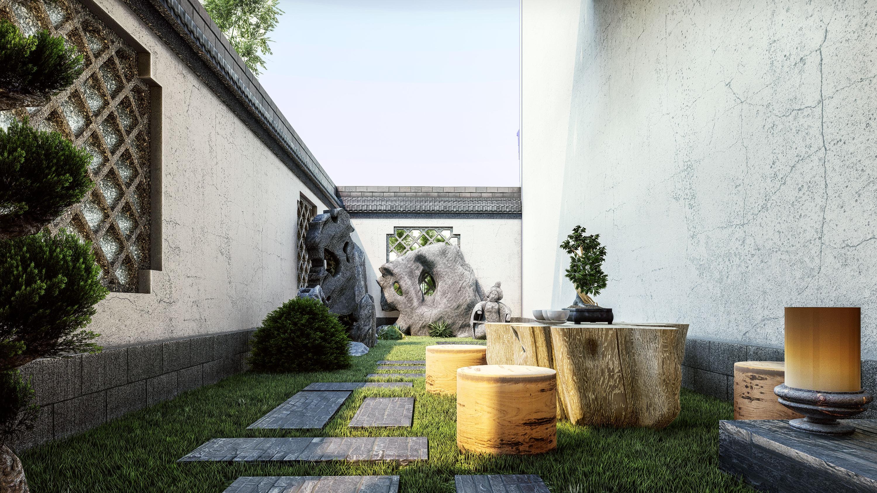 lumion效果图表现教程二庭院场景营造