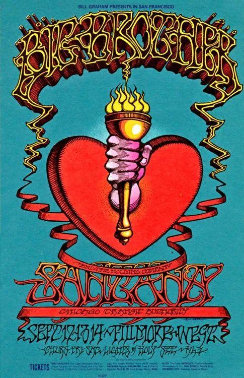 60 年代的迷幻海报艺术,如何呈现大脑的视听与幻觉?