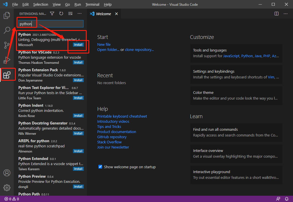 Windows pycharm vscode anaconda python idle jupyter