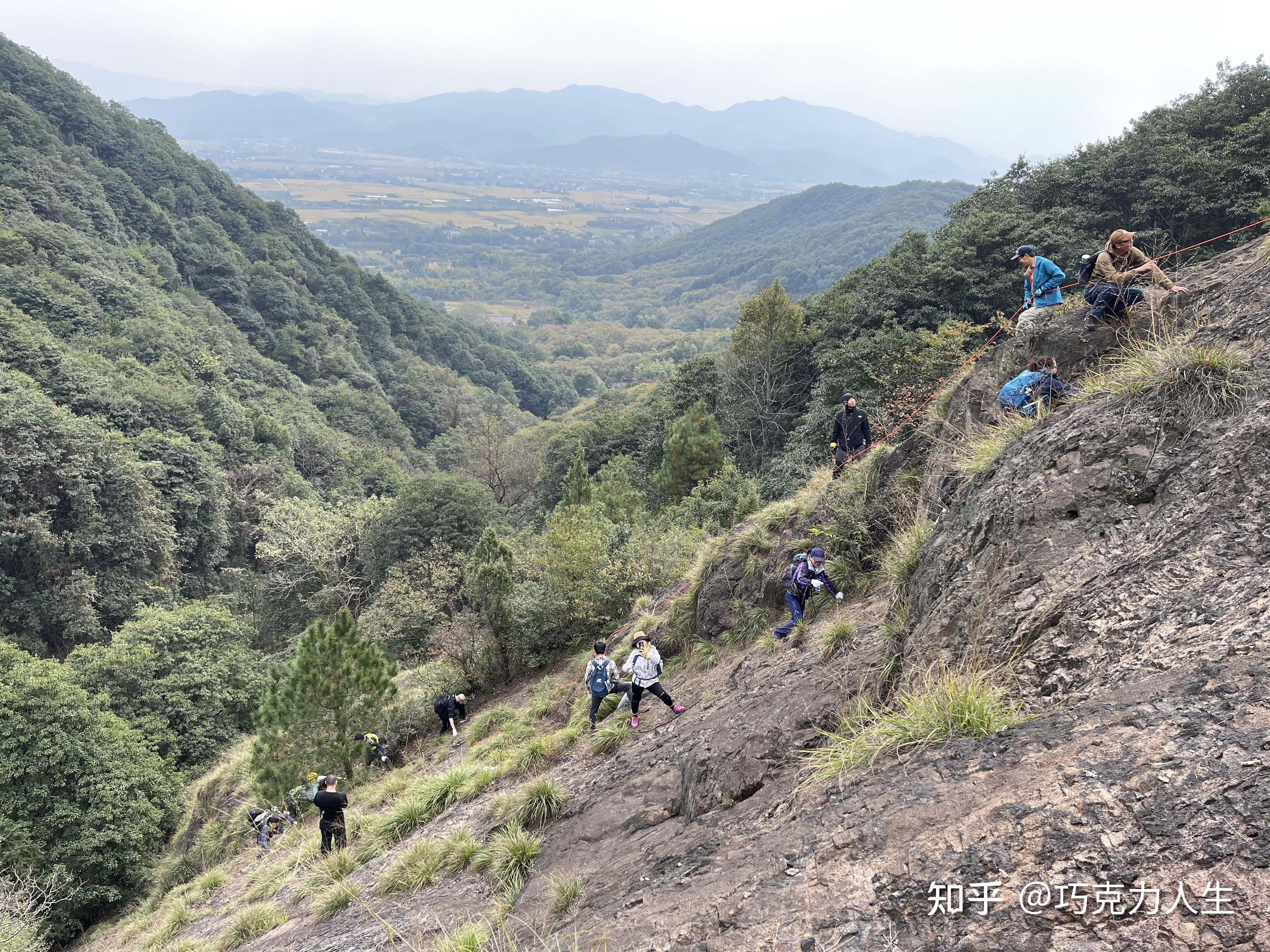 绍兴上虞萝岩山之攀爬路线